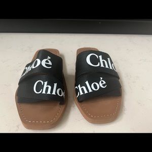 Chloe Woody Slide Sandals 37